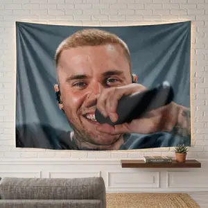 Pop Concert Singer Tapestry – Live Music Performance Wall Hanging, Aesthetic Room Decor for Bedroom Dorm, Modern Music Lover Gift