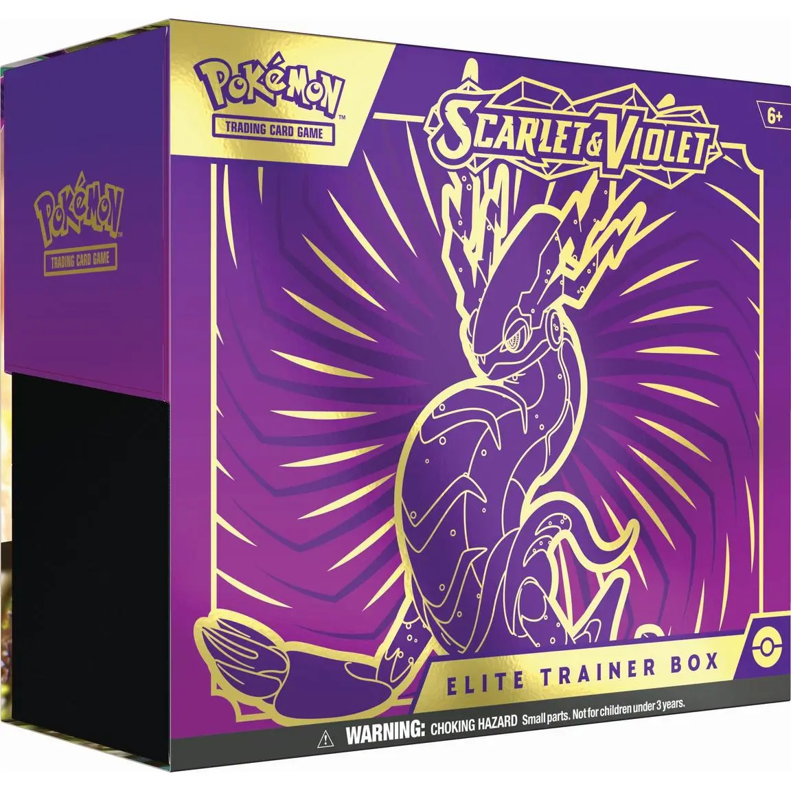Pokmon TCG Scarlet & Violet Elite Trainer Box Miraidon Purple 9 Booster Packs 65 Sleeves 45 Pokmon TCG Scarlet & Violet Elite Trainer Box Miraidon Purple 9 Booster Packs 65 Sleeves 45