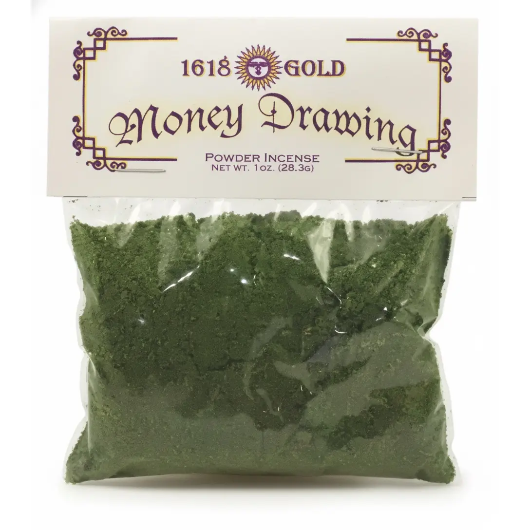 Money Drawing Powder Incense — Self-Lighting Blend 1 oz Prosperity Incense Money Drawing Powder Incense — Self-Lighting Blend 1 oz Prosperity Incense