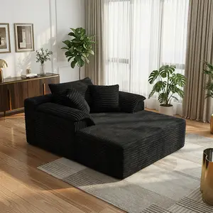 Convertible Oversized Sofa Bed Boneless Sectional Couch No Assembly Required Deep Cushion Frame Free Recliner Design Suitable for Living Room Apartment Guest Room Space Saving Modern Furniture Affordable Luxury Upholstered Sofa Bed