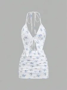 Women's Plain Asymmetrical Hem Strapless Vest & Waist Skirt Set, Comfortable Maternity Wear, Stylish and Breathable Design, Maternity Outfits