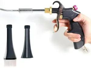 High Pressure Car Interior Spraying Washing Blaster with 2 Set Nozzle Sprayer Connector Air Pulse Car Washing Equipment Tool