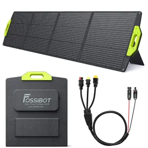 FOSSiBOT Solar Panel SP200 Foldable Solar Panel 200 Watts,fit Fossibot F2400 / F3600Pro, Adjustable Kickstands for Home, RV