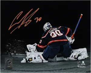Ilya Sorokin New York Islanders Autographed 8" x 10" Making Save Spotlight Photograph - Fanatics Authentic Certified
