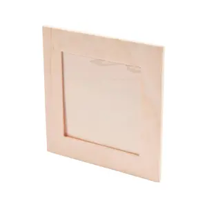 DIY Unfinished Wood Square Frames - 12 Pc.