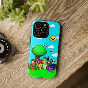 Sprunki Phone Case, Colorful Characters Protective Cover, Gaming case- Durable Protection for iPhone X, 11, 12, 13, 14, 15, 16, Pro Max