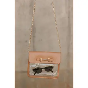 Rowan Clear & Beige Purse