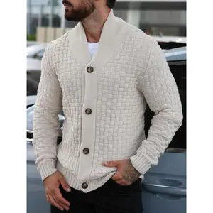 Men’s New Fashion Sweater Cardigan, Warm Knitwear for Autumn & Winter, Stylish High-End Look, Perfect for Casual Wear