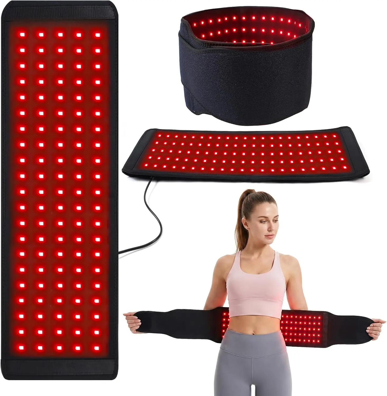Red Light Therapy Pad, 105LED 660nm 850nm Infrared Light Wrap