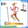 【OUTDOORFUN】Yagud Walking Pad with Wheels,Remote Control, LED Display, Portable Under Desk Treadmill for Small Spaces, Home/Office Exercise Equipment Fitness Workout Calories