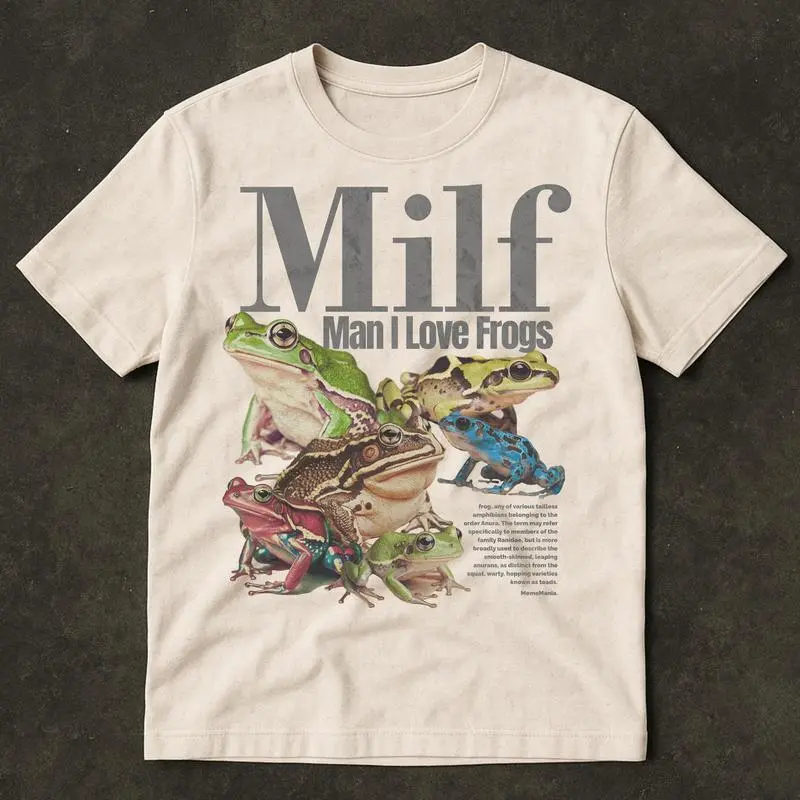 Youth and Adult Man I Love Frogs T-Shirt, Meme Frog Shirt, Vintage Style Unisex T-Shirt, Offensive Unisex Tee, Inappropriate Funny Gag Gift, Gen Z Meme Tees