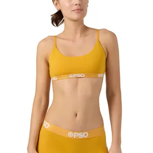 PSD Women's Mango Scoop Bralette - Premium Modal Fabric Bralette with Adjustable Straps, Soft Comfortable and Cute Womenswear