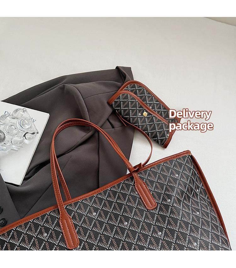 Premium PU Leather Tote Bag, Small  Large Sizes, Spacious Lightweight Shoulder Bag for Daily Work & Travel &Sports Outdoors Date Gifts for girls and ladies