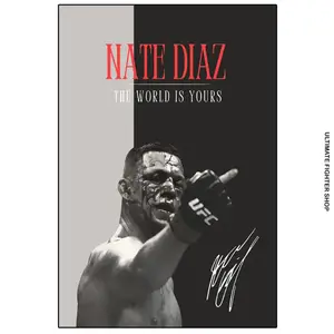 Nate Diaz, Poster, UFC Poster, Poster Ideas, Fighter Poster, Athlete Motivation, Wall Decor Decoration Gifts