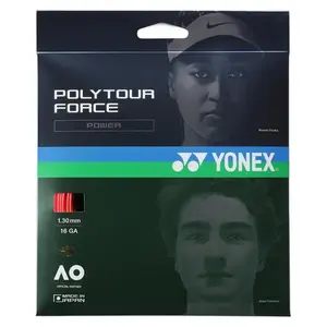Polytour Force Tennis String Bright Red