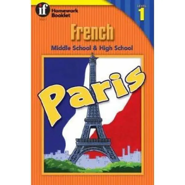 USED-French Homework Booklet, Middle School / High School, Level 1 (English and French Edition) by Kathy Zaun (Paperback)