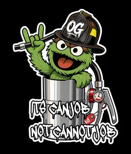 Firefighter Oscar Canjob Includes two 3" Stickers