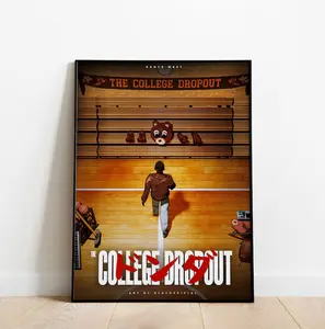 The College dropout in style of Akira movie poster