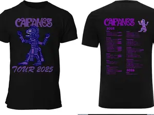 Caifanes Tour 2025-2026 Twoside Unisex Shirt Gift For fan