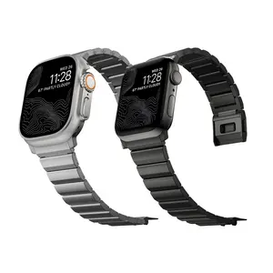 Trending Multi-Size Magnetic Stainless Steel Smartwatch Band 42 44 45 46 49MM Sleek Durable Tech Accessory for Modern Wearers