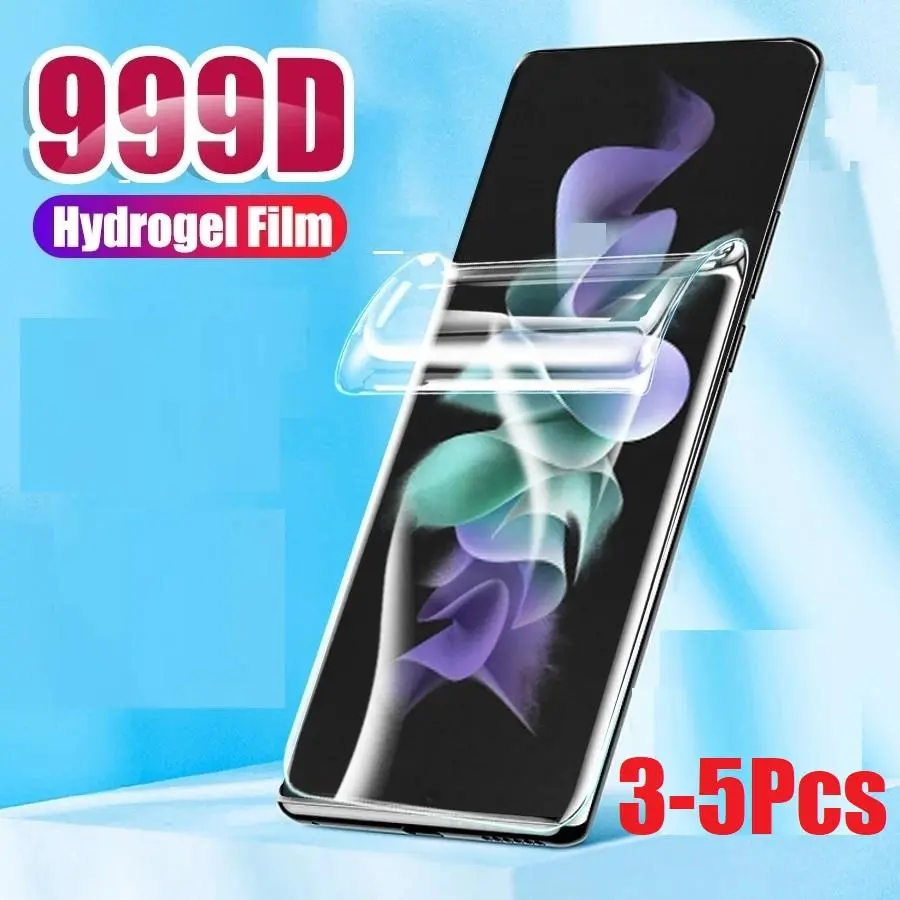 3-5Pcs Hydrogel Film For Samsung S10 S9 S8 Plus Lite S10e S7 Screen Protector For Galaxy Note 10 Lite 9 8 A10 A80 A90 Film