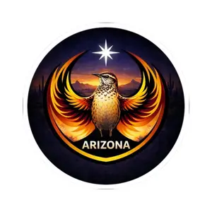 Rebel Alliance Bird Logo Sticker - Arizona Protest Sticker