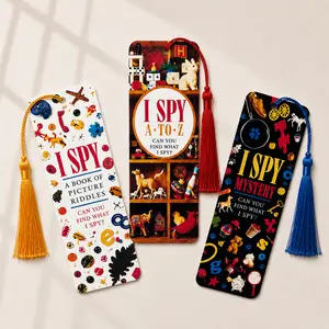 The I SPY Collection | Set of 3 Collectible Bookmarks, Tassels Included!