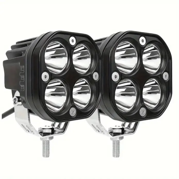 2pcs 3 Inch 40W LED High Intensity Cube Pod Work Light LED Light White ...