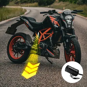 Motorcycle Laser Projection Light, Waterproof High Brightness Indicator Light, Universal Motorcycle Decorative Light, Suitable for Motorcycle, Electric Bike, Bicycle