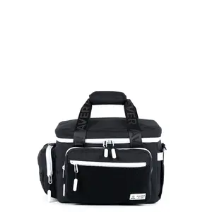 20L Alpha Black with White Accents Tactical Lunch Box