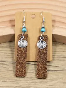 Bohemian Style Ethnic Women PU Leather Earrings, Elegant Personalized Jewelry, Ladies Fashion Accessory, Unique Gift Idea