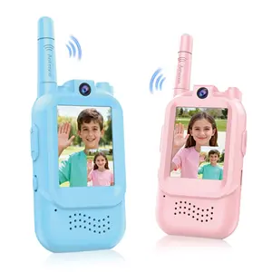 Multifunctional Kids Walkie Talkie, 350m Range, Video Call, Photo, Chat, Long Battery Life, Outdoor Parent-Child Toy, Two Way Radio