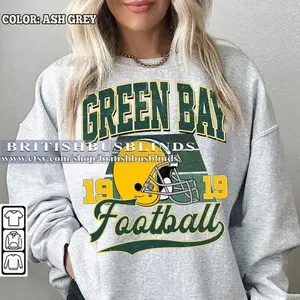 Vintage Style Green Bay Crewneck Sweatshirt, Green Bay Sweater, Green Bay Football Sweatshirt, Sunday Football, Game Days, Football Fans