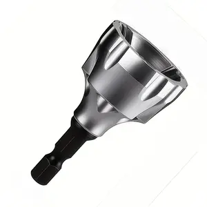 1pcs Hexagonal Deburring External Chamfer Tool with Carbide Blade, All Thread Deburring Tool, Full Metal Rod, Pipe, PVC, 3D Printing, 1/8 Inch to 3/4 Inch Diameter, Hexagonal Design