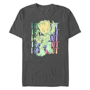 Men's Marvel: I Am Groot Rainbow Quote Dance T-Shirt
