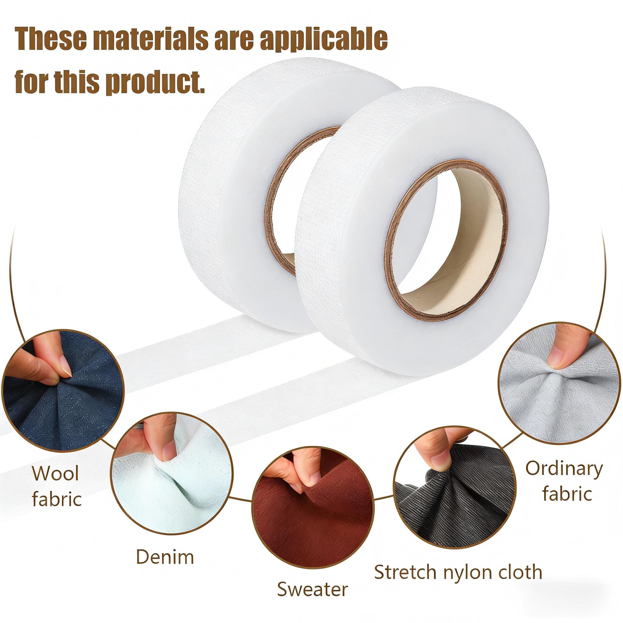 [Buy 1 Get 1 Free] 2026 Iron-On Hemming Tape, Fabric Adhesive No-Sew Hem Tape for Pants, 0.79" Width, 2559" Length, White