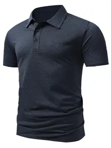 Men's Summer High-End Polo Shirt, Cool Comfortable New Twill Fabric, Casual Short Sleeve Embroidered Clothing