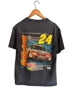 Vintage 90’s Jeff Gordon , SS Racing T-Shirt, Jeff Gordon Shirt Unisex T-Shirt, gift for fan Cotton Fabric Check Medium