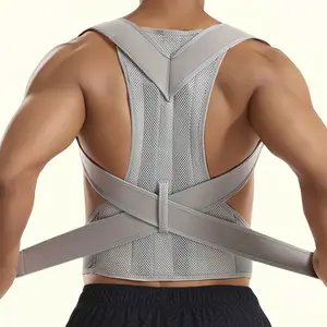 Unisex Adjustable Anti-Slouch Support Strap, Sports Style Shapewear for Adults