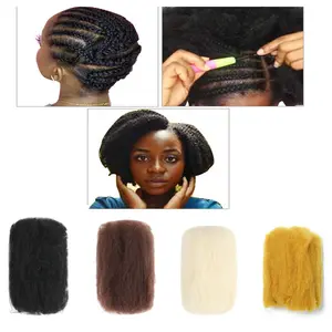 Synthetic Afro Bulk Hair for Dreadlocks Extensions Repairing and Reinforcing