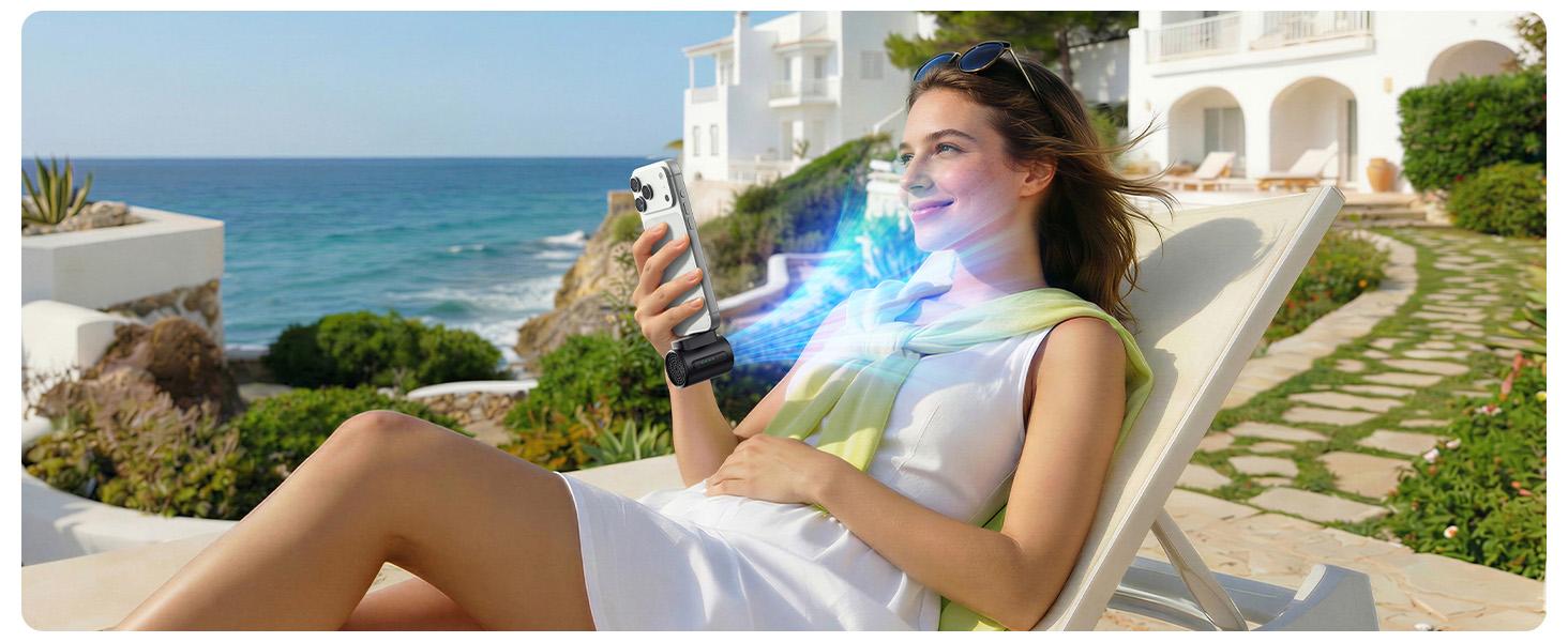 Aecooly Air Mate - Ultra-Powerful Type-C Plug-in Fan, 17,000 RPM High Speed, Compatible with iPhone, iPad, Power Bank & Tablets. Mini Portable Fan with 3 Wind Speeds, Compact & Lightweight Design – Perfect for Summer, Travel & Gifting SummerVibes Aecooly Air Mate - Ultra-Powerful Type-C Plug-in Fan, 17,000 RPM High Speed, Compatible with iPhone, iPad, Power Bank & Tablets. Mini Portable Fan with 3 Wind Speeds, Compact & Lightweight Design – Perfect for Summer, Travel & Gifting SummerVibes