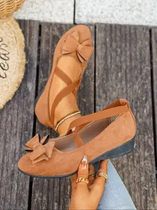 Women's Textile Tie-Dye Cross-Strap Shoes, Comfortable Heel Design, Ideal for Casual & Commuting, Versatile Denim & Dress Wear