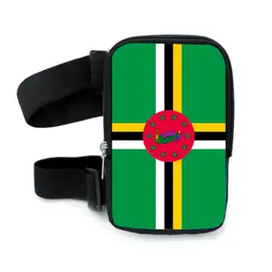 Run & Revel Caribbean Carnival Adjustable Thigh/Leg Bag - Dominica