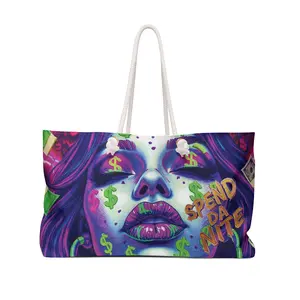 Spendanite™ Neon Money Skull Weekender Bag