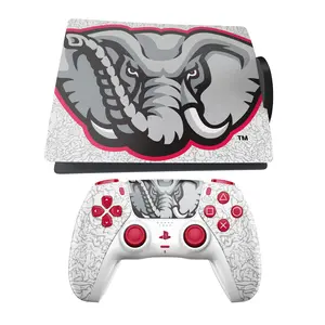 Alabama PS5 Console Skin Wrap – Big Al Cement Edition (Accessory Only, NOT a Console) Durable Controller