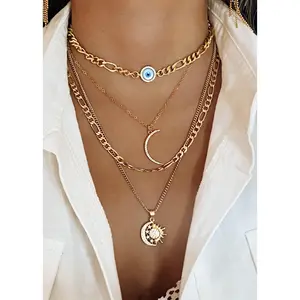 Sun and Moon Set Water resistant YUMIYU Gold Filled