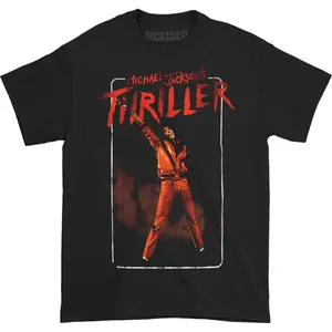Mj Thriller T-Shirt Michael Jackson Tee Vintage 90s Style Unisex Tee, Retro Music Fan Gifts