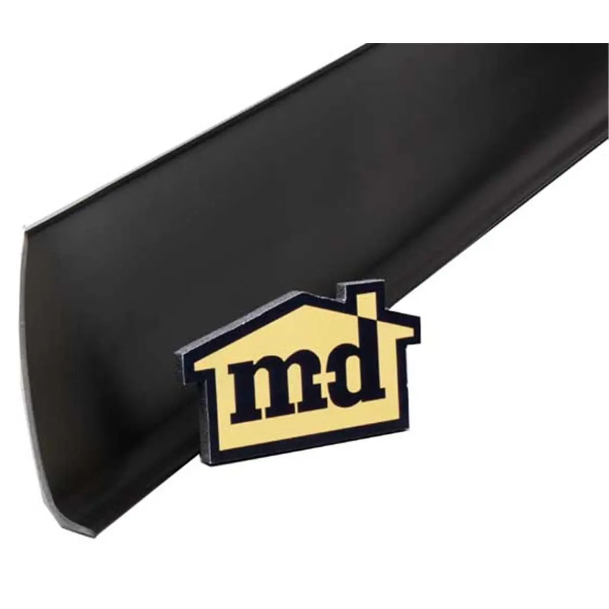 M-d Products 4in. X 4ft. Black Cove Wall Base Vinyl Strips, 080 In, Cove Shape