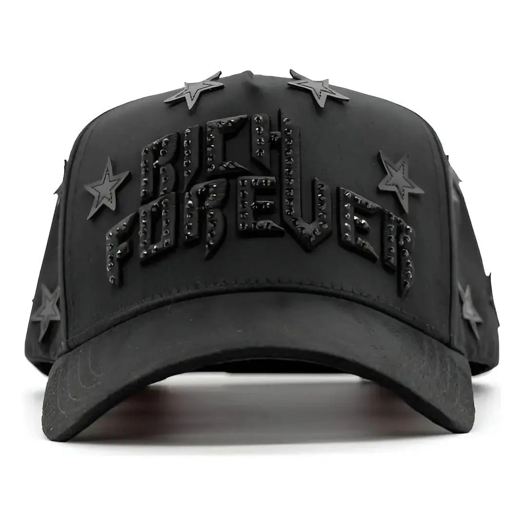 Rich The Kid x El Barbas Rich Forever Premium Hat One Size Adjustable Snapback Cap for Fans, Fashion Hats, Casual Trendy Hat