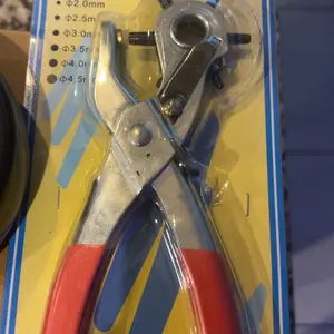 Multifunctional Belt Hole Punching Tool, Professional PU Leather Paper Hole Punching Tools, Portable Handheld Hole Punch for Home & Daily Industrial Use